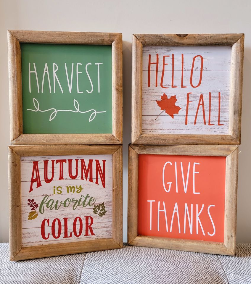 Assorted Fall Signs {Fall Line}