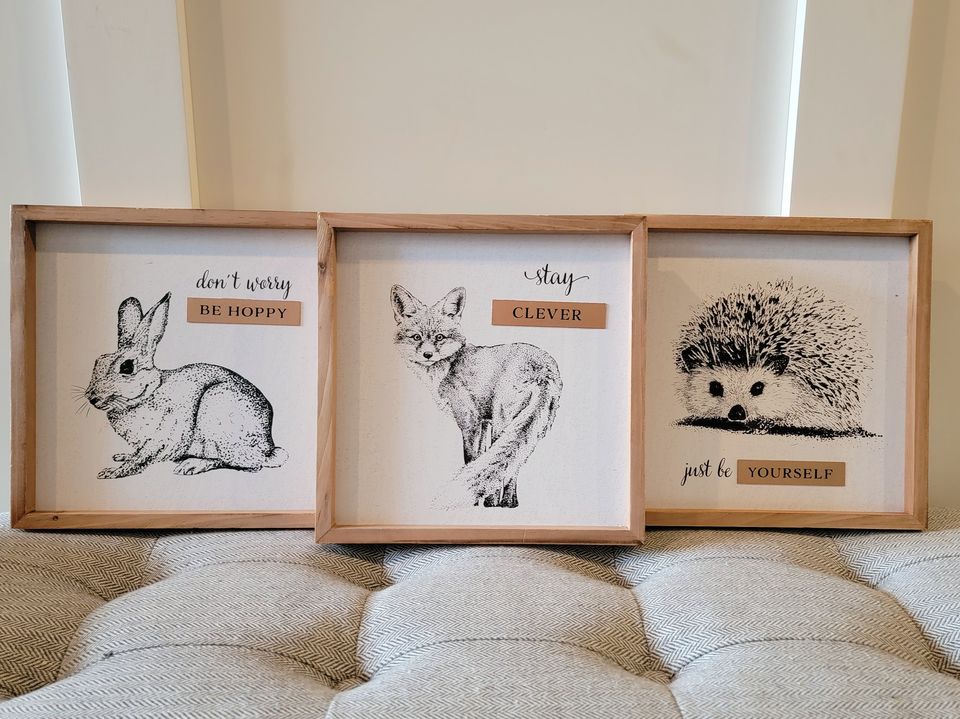 Woodland Animal Wall Decor {3pc set}