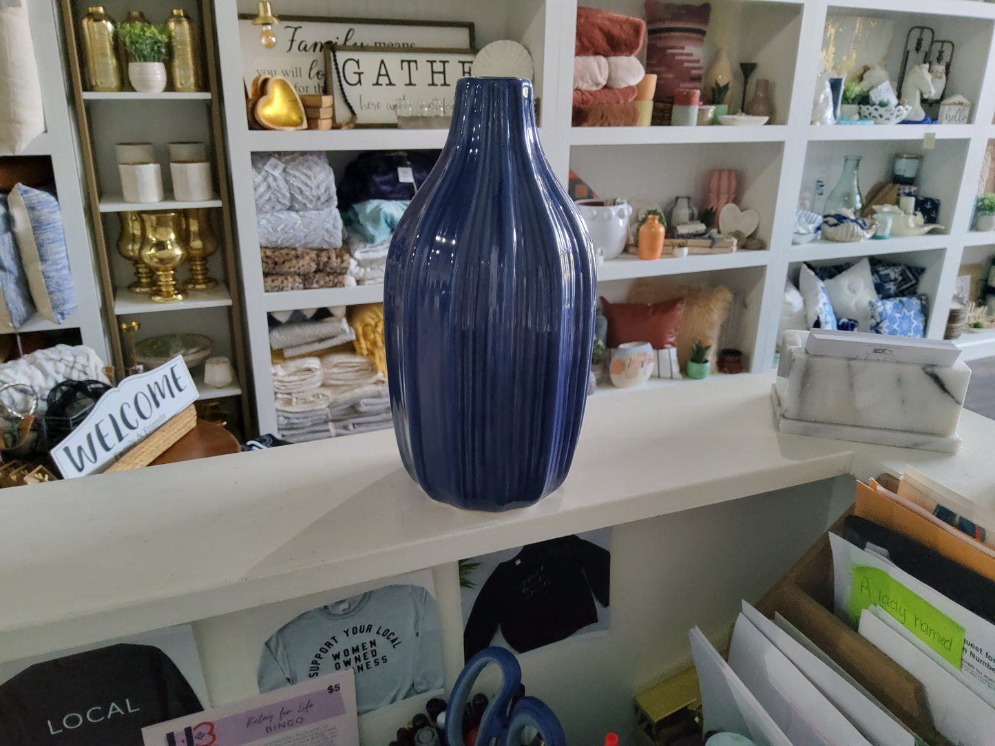 Blue Vases