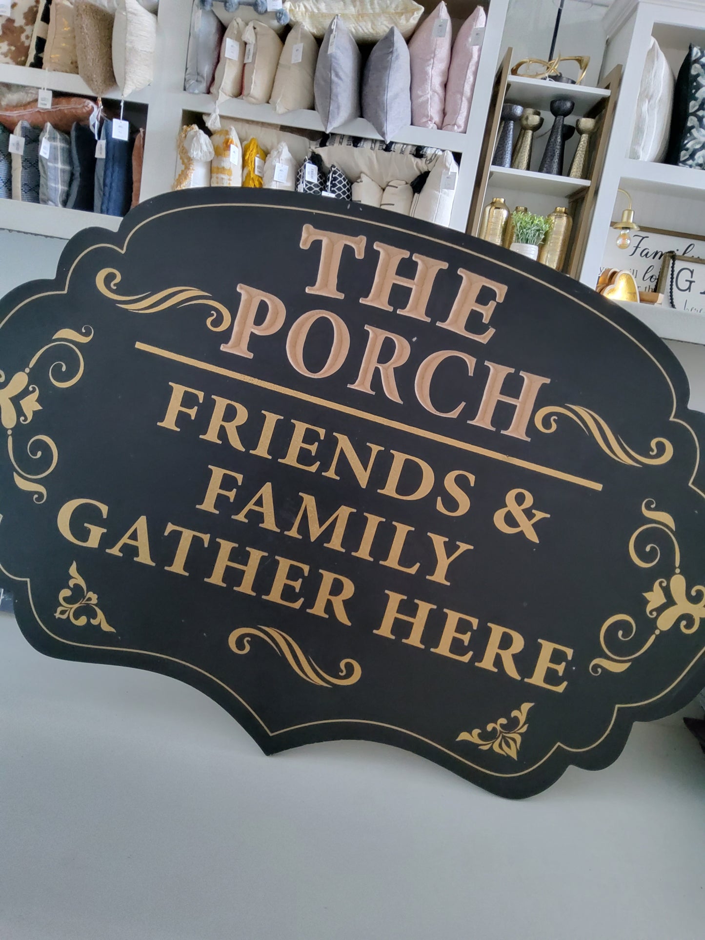 Porch sign