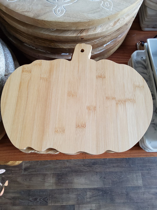 Pumpkin cutting board