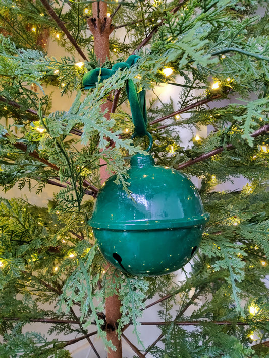 Large Green Bell Ornament