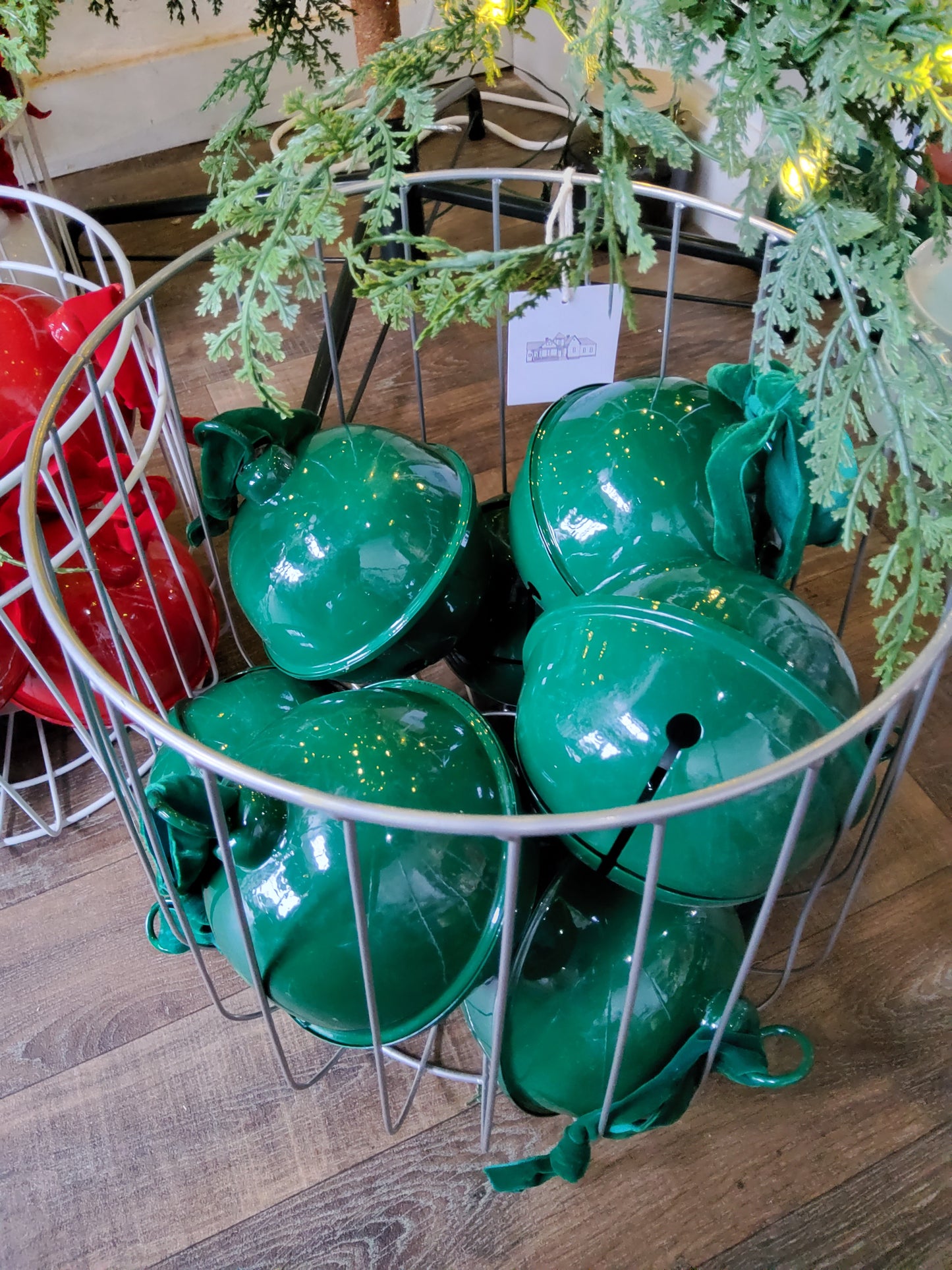 Large Green Bell Ornament