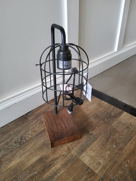 Black & Wood Lamp