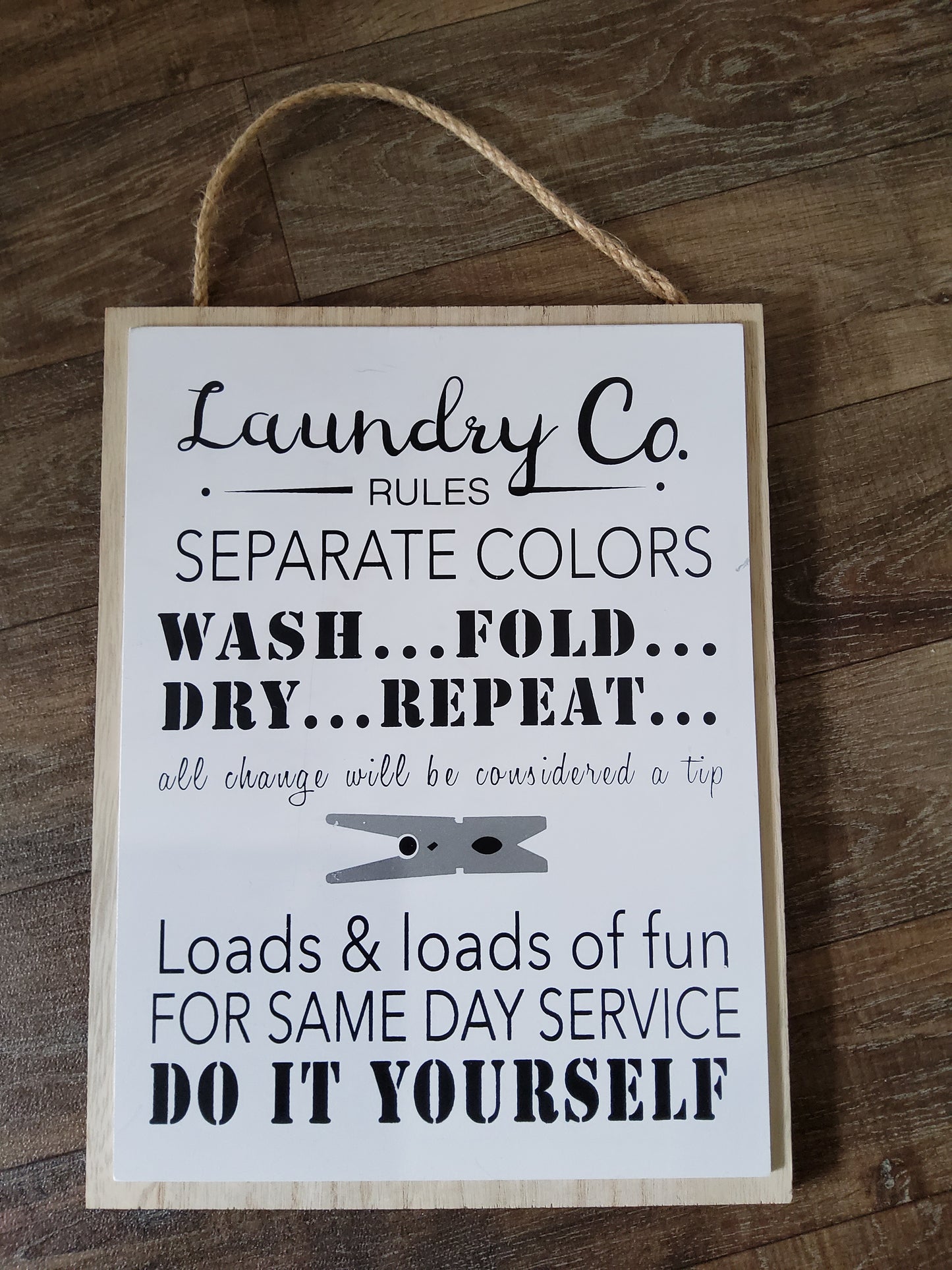 Laundry Room Signs