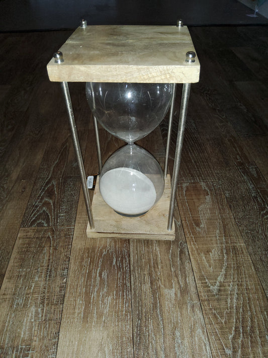 Big Hourglass with Wood