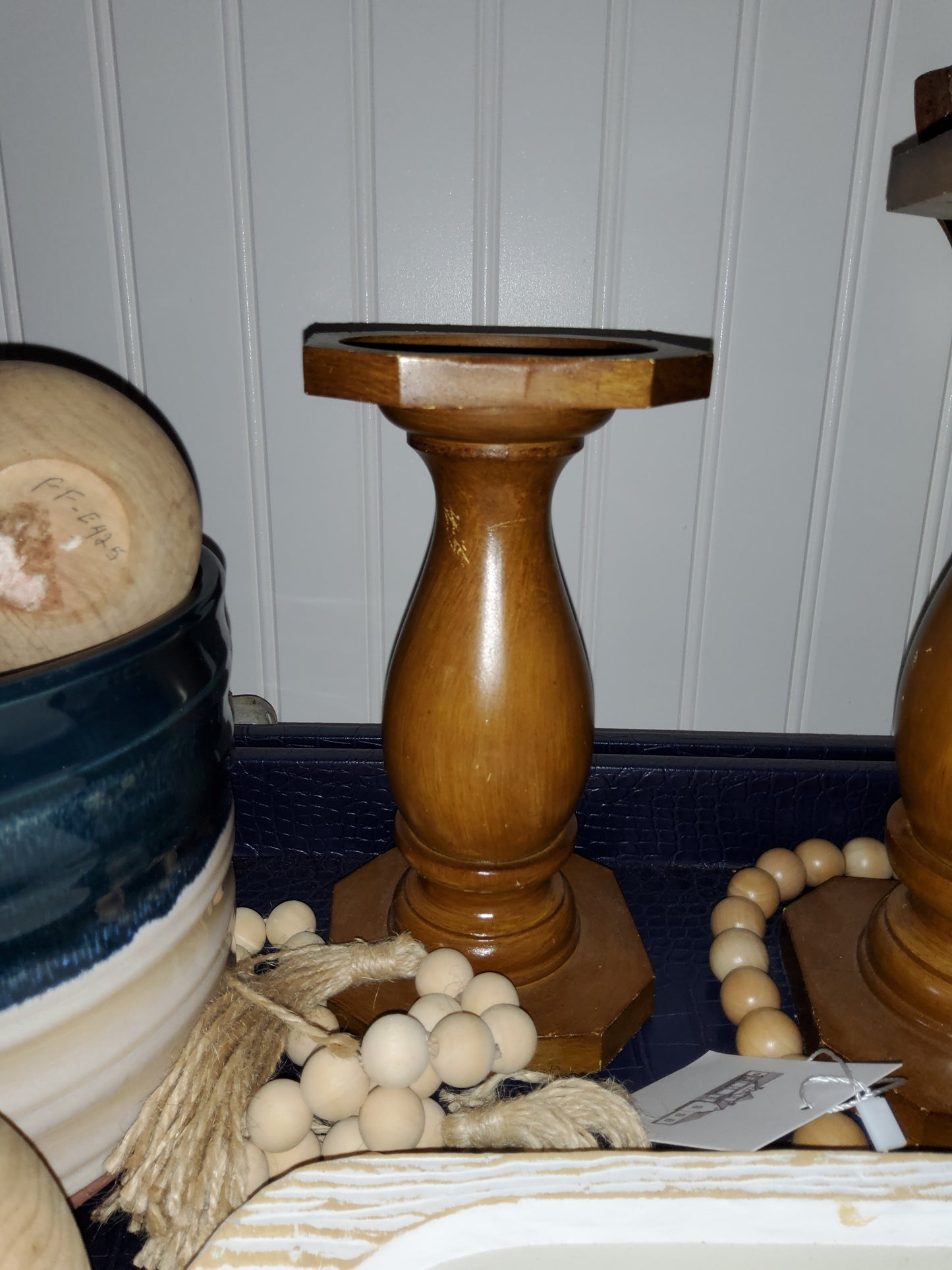 Wooden Candle Holders