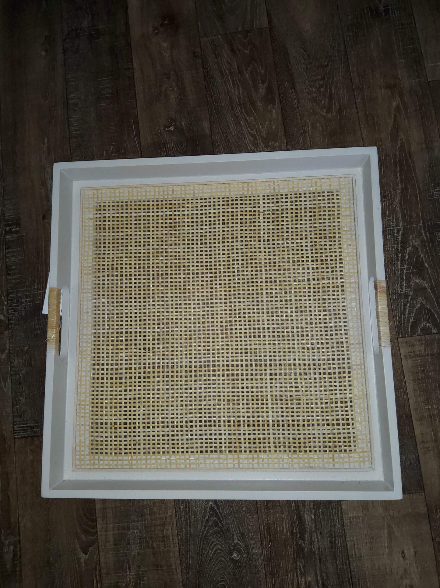 Woven Wooden Tray