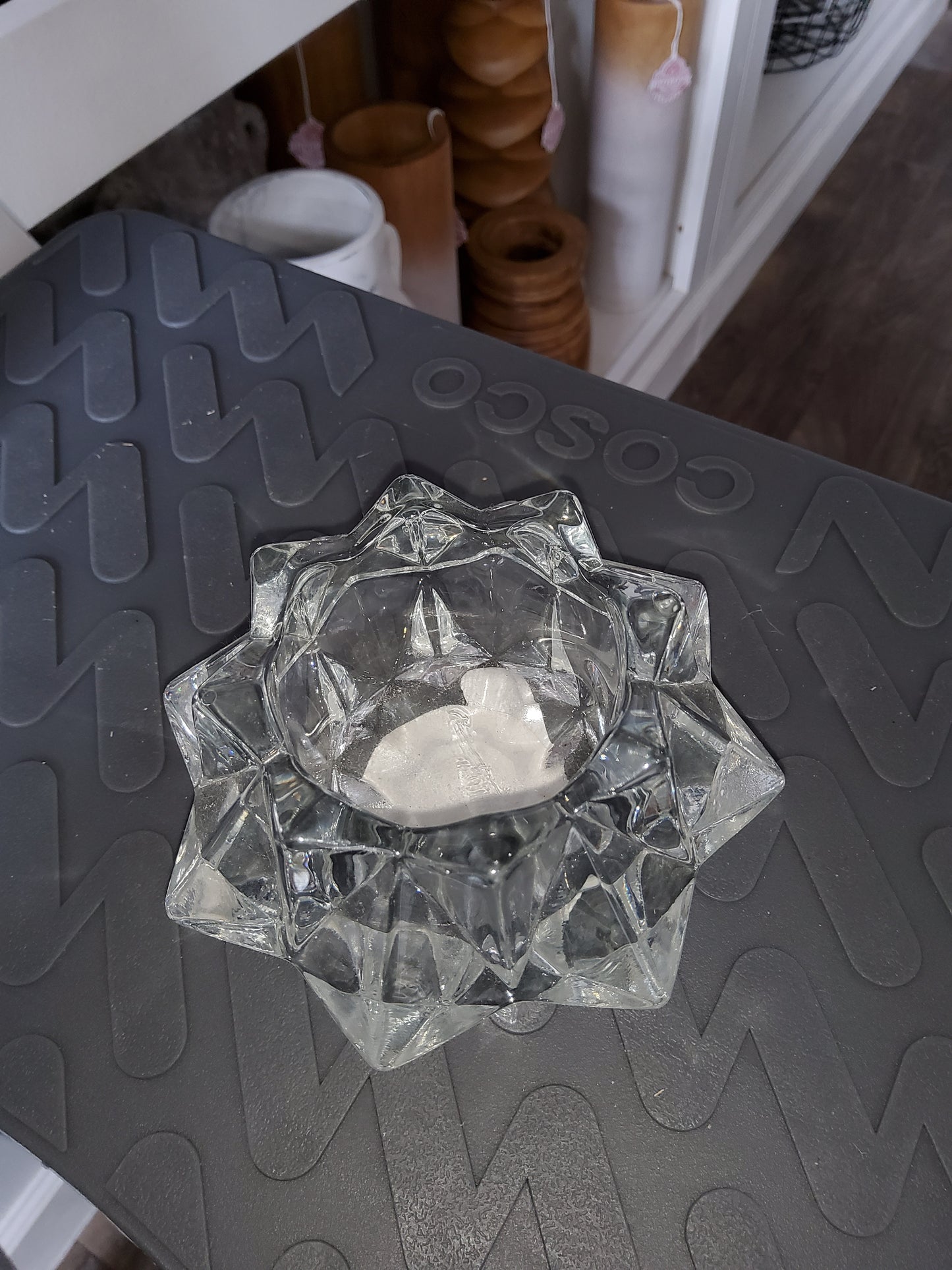 Glass Candle Holder