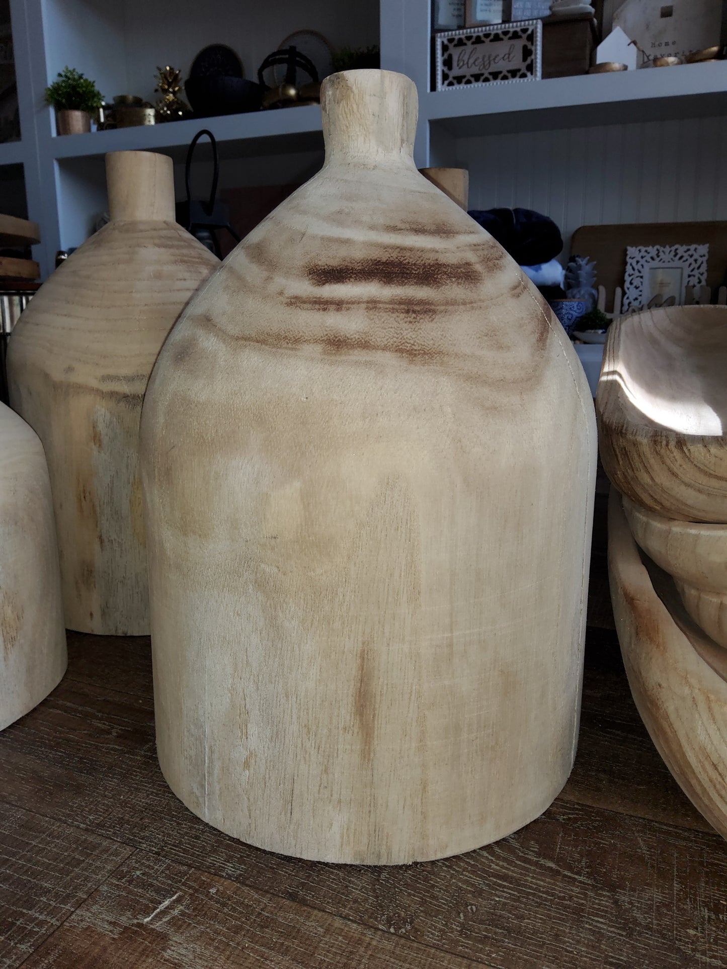 Wood Vases