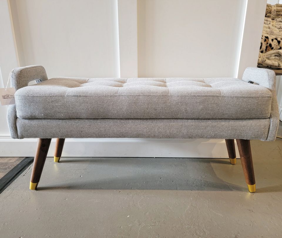 Modern Fabric Bench